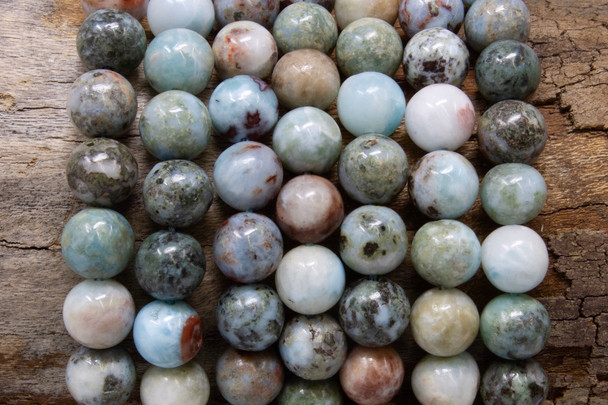 Larimar Polished 8mm Round