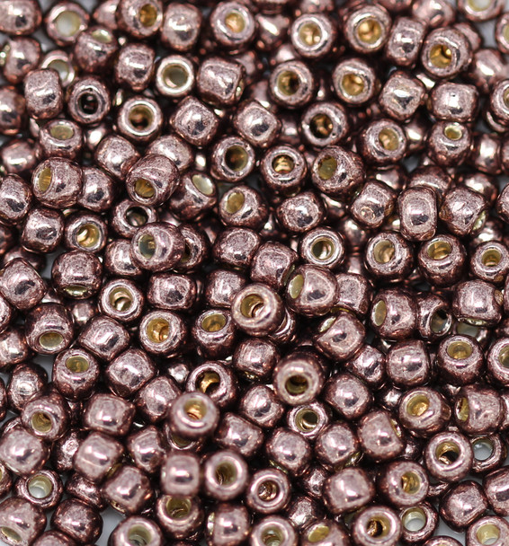 Size 6 Toho Seed Beads -- P490 Galvanized Mauve