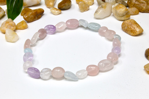 Beryl Mix Polished 6-8mm Nugget