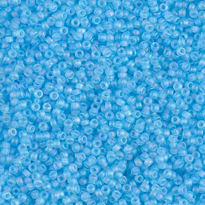 Size 15 Miyuki Seed Bead -- 148FR Light Blue Matte