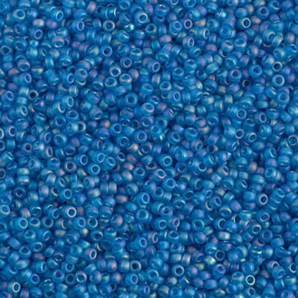 Size 15 Miyuki Seed Bead -- 149FR Light Blue AB Matte