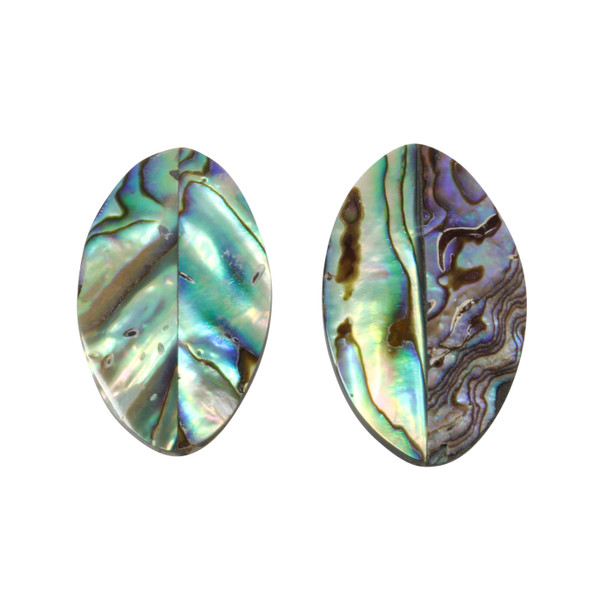 Abalone 20x32mm Double Sided Oval