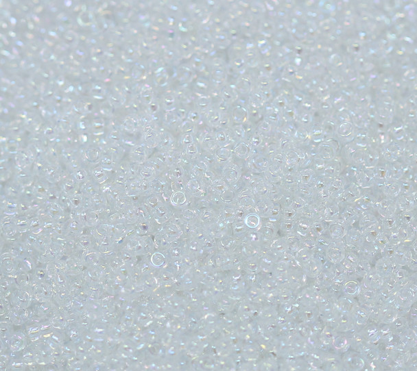 Size 15 Miyuki Seed Bead -- 250 Crystal AB