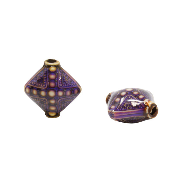 Mirage Mood Bead 15mm Diamond  - Aurora