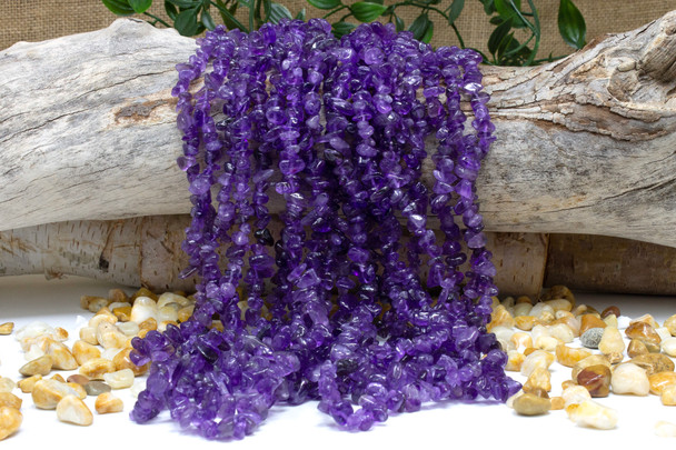 Amethyst Polished 5x8mm Chips