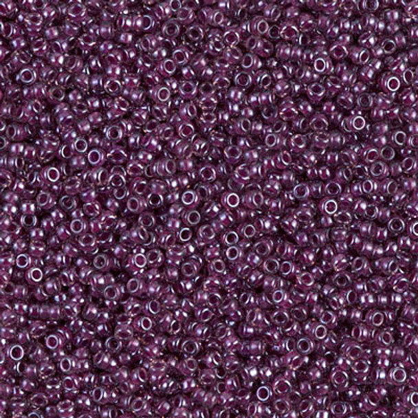 Size 15 Miyuki Seed Beads -- 1834 Amethyst / Magenta Lined