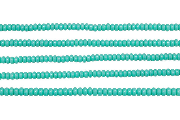 Czech Glass 3mm Rondelle -- Turquoise
