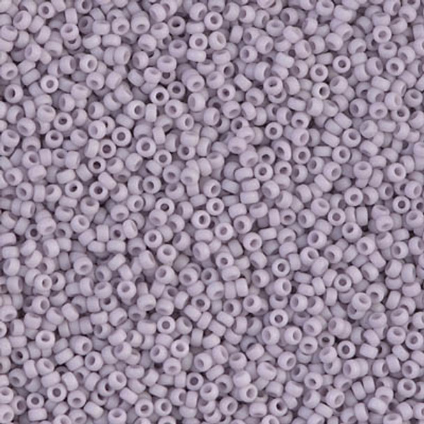 Size 15 Miyuki Seed Beads -- 2025 Lavender Matte