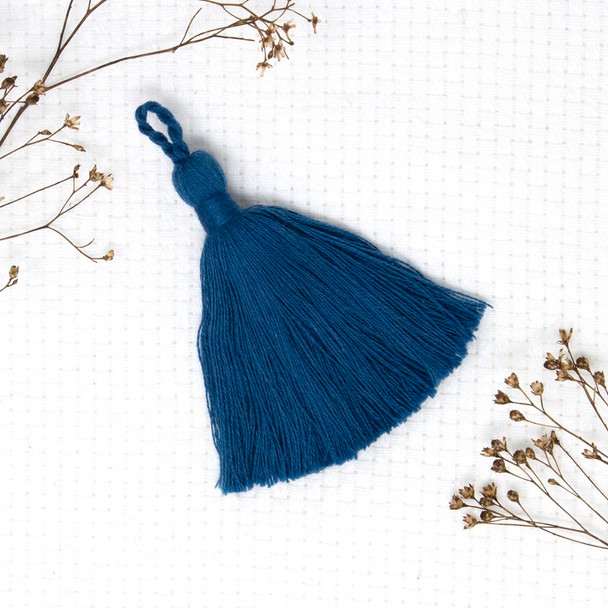 Dark Teal 80mm Tassel