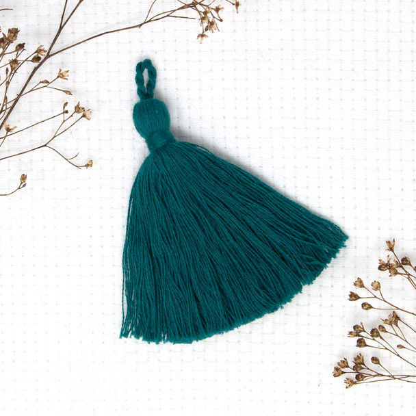 Peacock Green 80mm Tassel