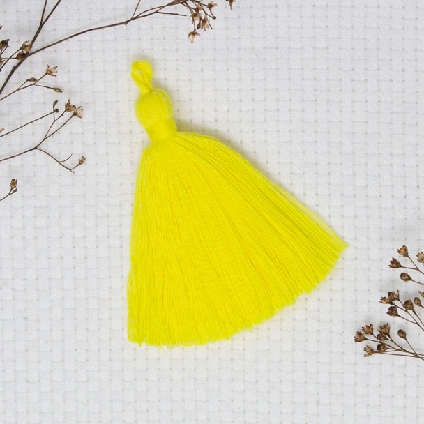 Yellow 80mm Tassel