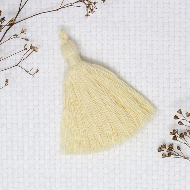 Cream 80mm Tassel