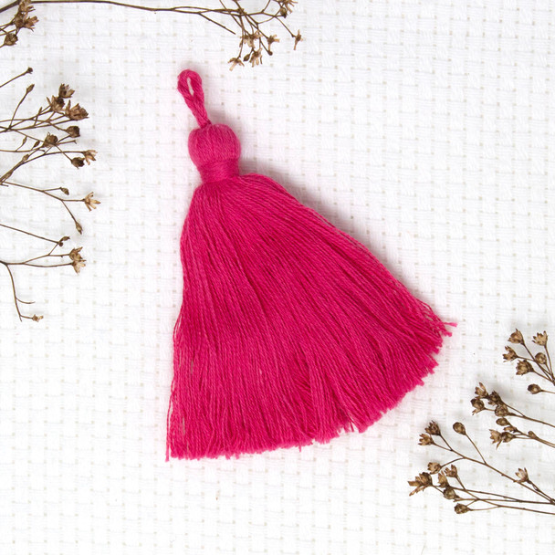 Fuchsia 80mm Tassel