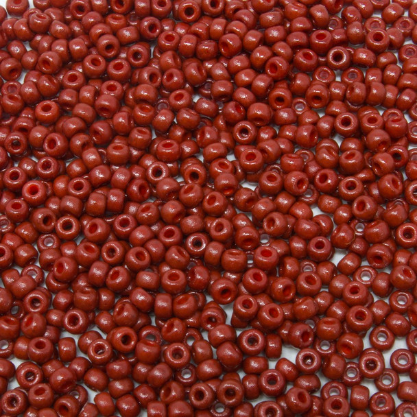 Size 8 Miyuki Seed Beads -- D4470 Duracoat Opaque Mahogany