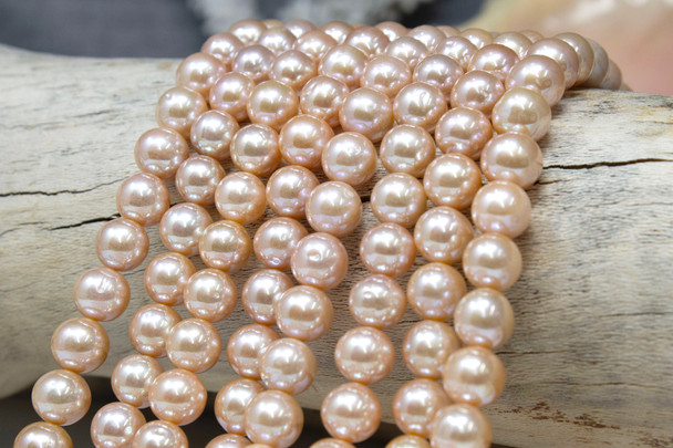 Freshwater Pearls Extra Shine Rose 10mm Round