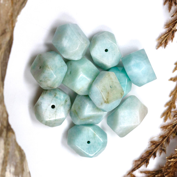 Amazonite Polished 10-16mm Simple Cut Nugget