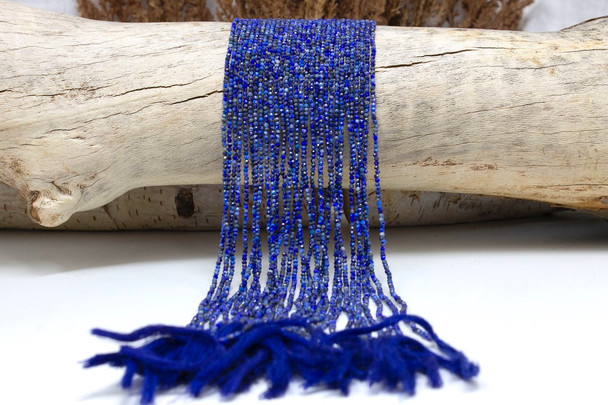 Lapis Polished 1.75mm Faceted Round