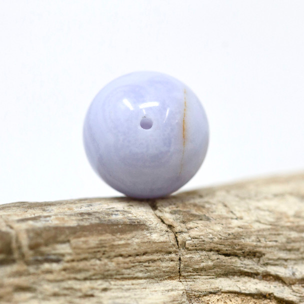 Blue Lace Agate Polished 14mm Round - Sold Individually