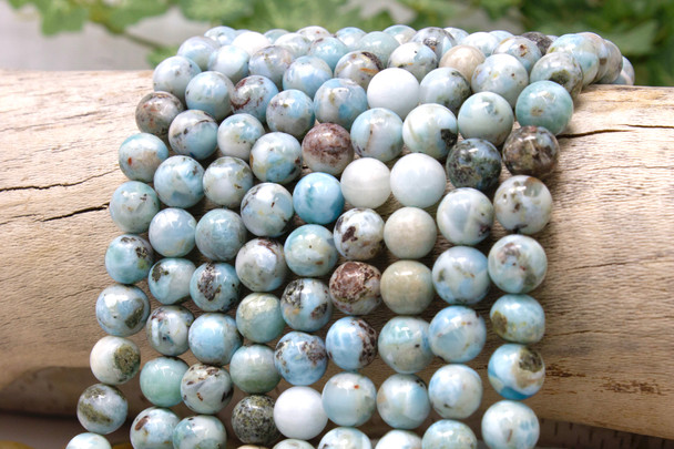 Larimar Polished 10mm Round