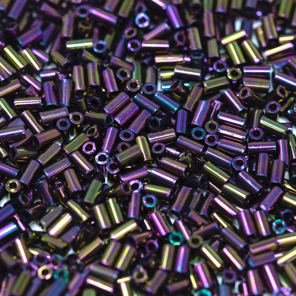 Toho 3mm Bugle Beads -- 454 Purple Iris