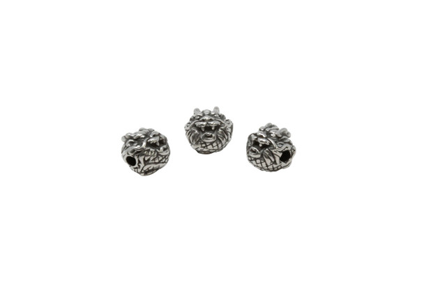 Stainless Steel 9x10mm Dragon Head Bead