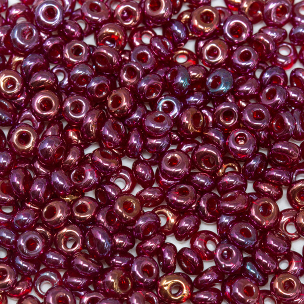 3mm Toho Magatamas -- Gold Lustered Raspberry