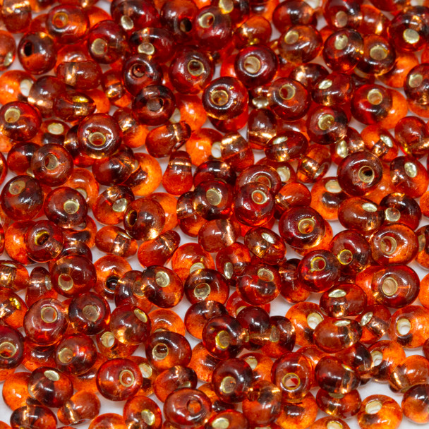 3mm Toho Magatamas -- Silver Lined Burnt Orange