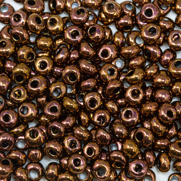 3mm Toho Magatamas -- Olympic Bronze