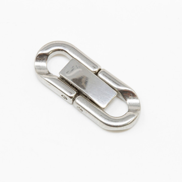 Stainless Steel 8x21mm Snap Clasp