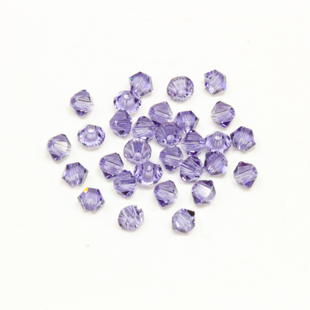 Swarovski Crystal Tanzanite 5328 3mm Bicones