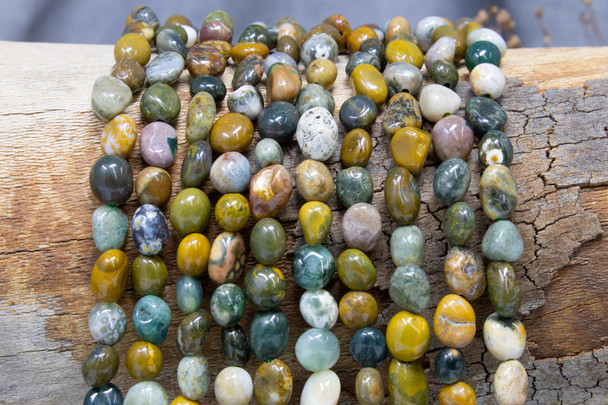 Ocean Jasper Polished 6-8mm Nugget