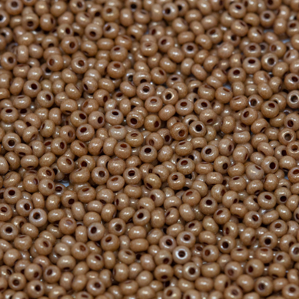 Size 11 Czech Seed Beads -- 1069 Walnut Brown