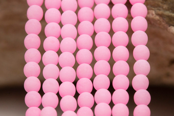 Czech Glass 3mm Round -- Bondeli Pink