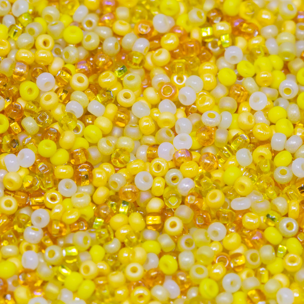 Size 11 Czech Seed Beads -- 1106 Yellow Daffodils