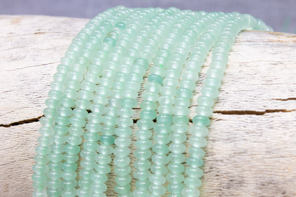 Green Aventurine Polished 2x4mm Rondelle