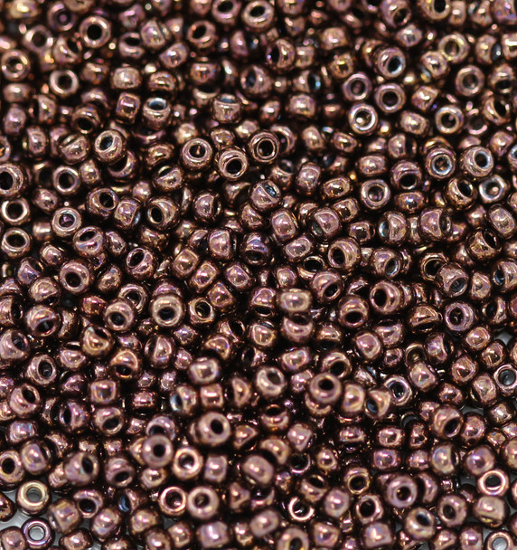 Size 11 Miyuki Seed Beads -- 457C Dark Copper