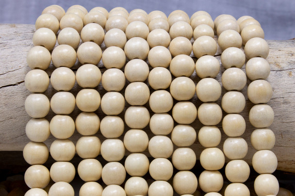 Cheese Wood Polished 12mm Round