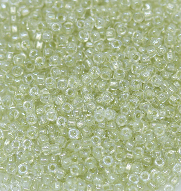 Size 11 Miyuki Seed Beads -- 707 Shimmering Celery