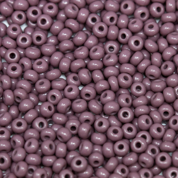 Size 8 Czech Seed Beads -- 166 Purple