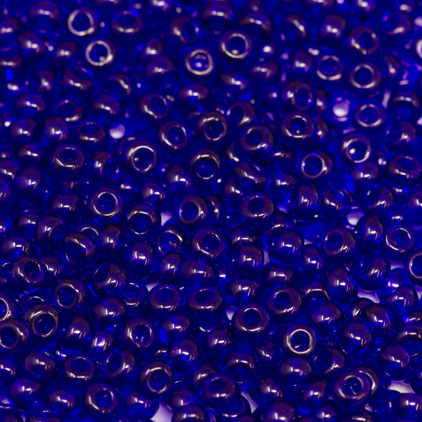 Size 8 Czech Seed Beads -- 140 Cobalt