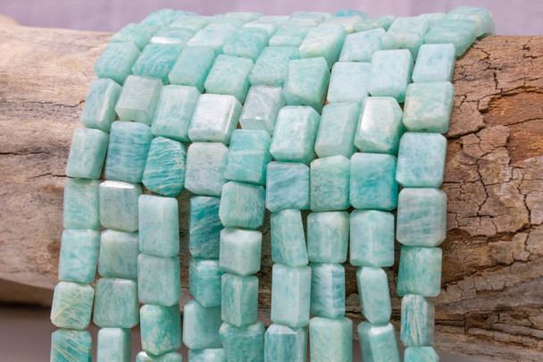 Amazonite Polished 8-10mm Faceted Nugget