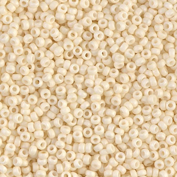 Size 11 Miyuki Seed Beads -- 2021 Opaque Cream Matte