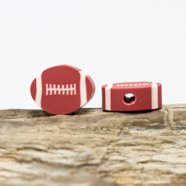 Polymer Clay 8x12mm Football