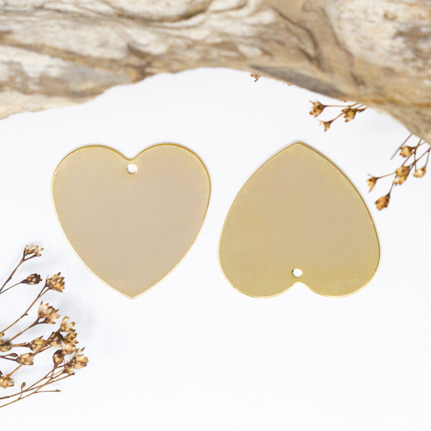 18K Gold Plated 29mm Heart
