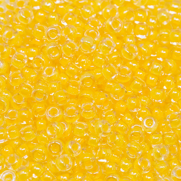 Size 8 Miyuki Seed Beads -- 1121 Luminous Sun Glow
