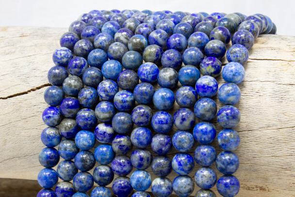 Lapis Natural Polished 8mm Round