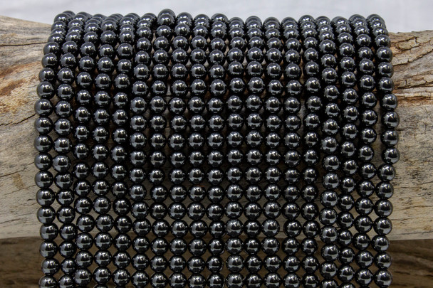 Magnetic Hematite A Grade Polished 6mm Round