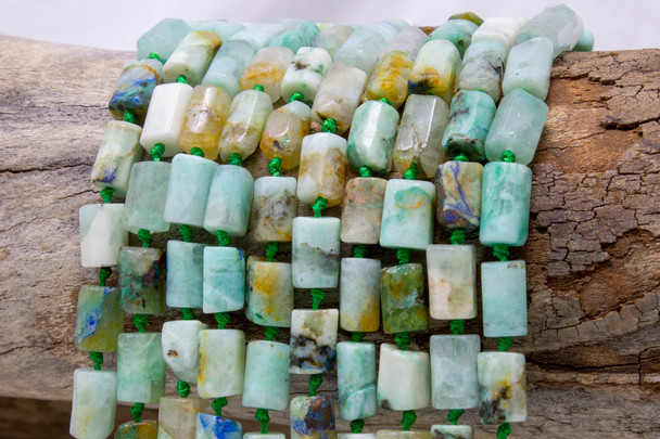Chrysocolla Polished 8-9x11-12mm Irregular Cuboid