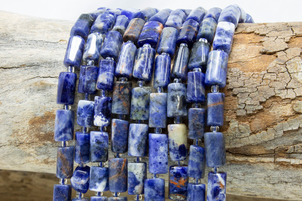 Sodalite Polished 8-9x11-12mm Irregular Cuboid