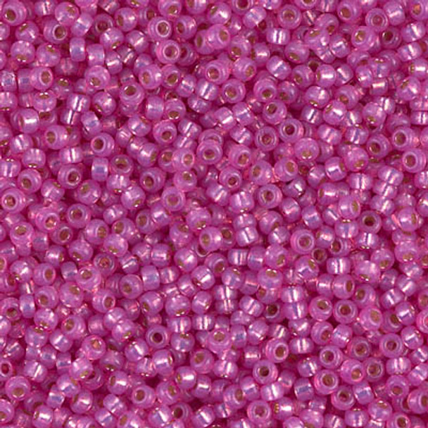 Size 11 Miyuki Seed Beads -- 4238 Duracoat Dusty Rose / Silver Lined
